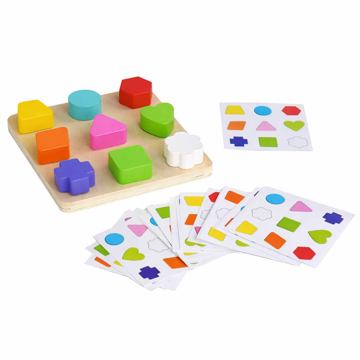 Juego De Enroscar Figuras y Números